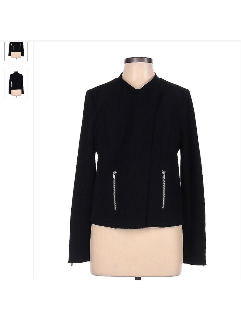 Bar III Black Moto Jacket - Sz Large
